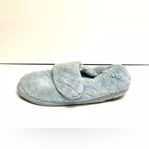 Acorn Womens Wrap Slippers Blue Size 11-12